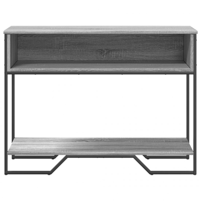 Stolik konsolowy, szary dąb sonoma, 100x35x74,5 cm