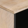 Szafka nocna, 50x34x62 cm, surowe drewno mango