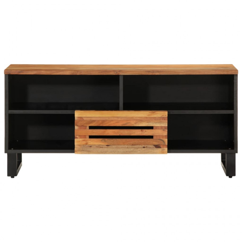 Szafka pod telewizor, 100x34x46 cm, lite drewno akacjowe