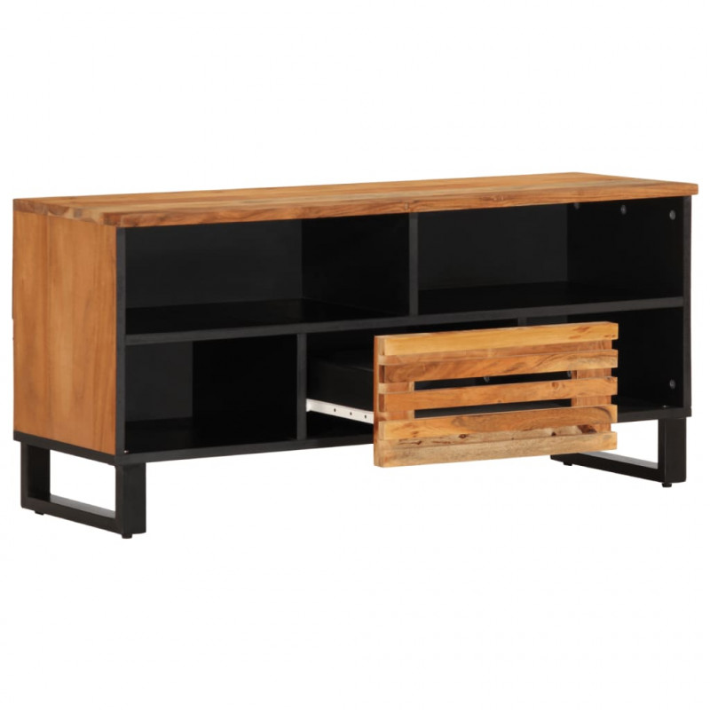Szafka pod telewizor, 100x34x46 cm, lite drewno akacjowe