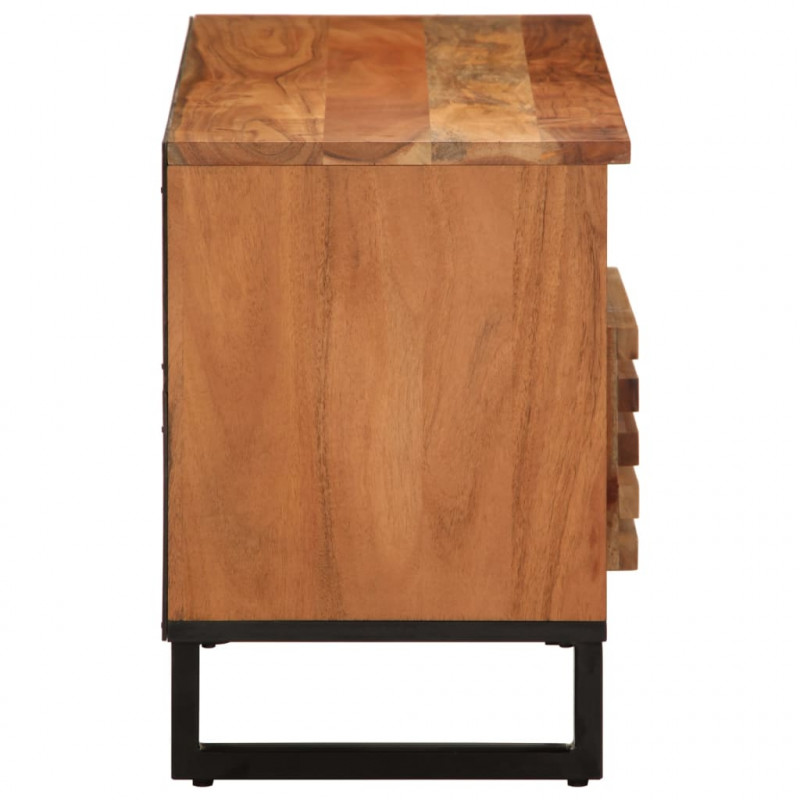 Szafka pod telewizor, 100x34x46 cm, lite drewno akacjowe