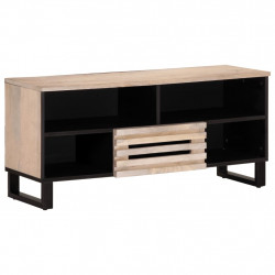 Szafka pod telewizor, 100x34x46 cm, lite drewno mango