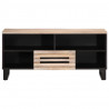 Szafka pod telewizor, 100x34x46 cm, lite drewno mango