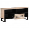 Szafka pod telewizor, 100x34x46 cm, lite drewno mango