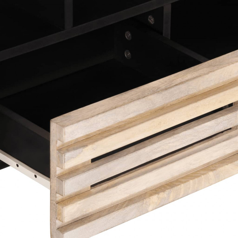 Szafka pod telewizor, 100x34x46 cm, lite drewno mango