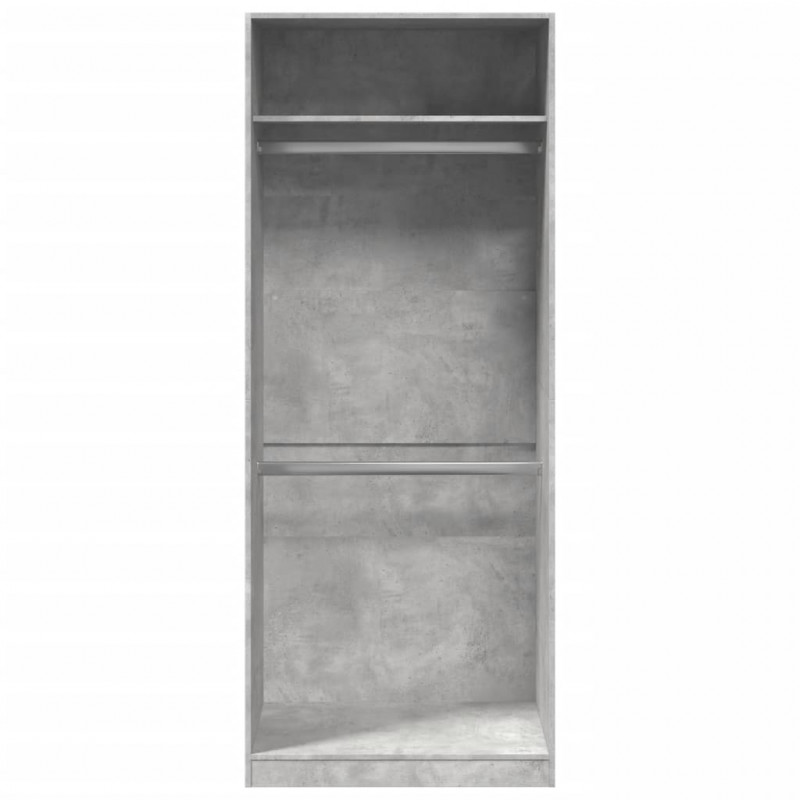Szafa, szarość betonu, 80x50x200 cm