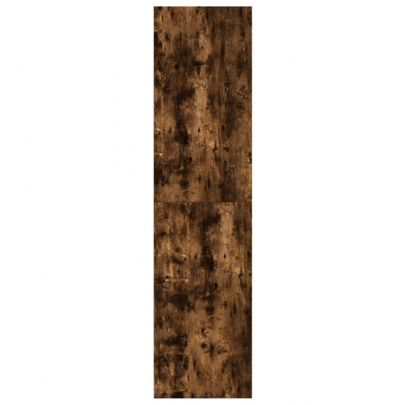 Szafa, przydymiony dąb, 100x50x200 cm, materiał drewnopochodny