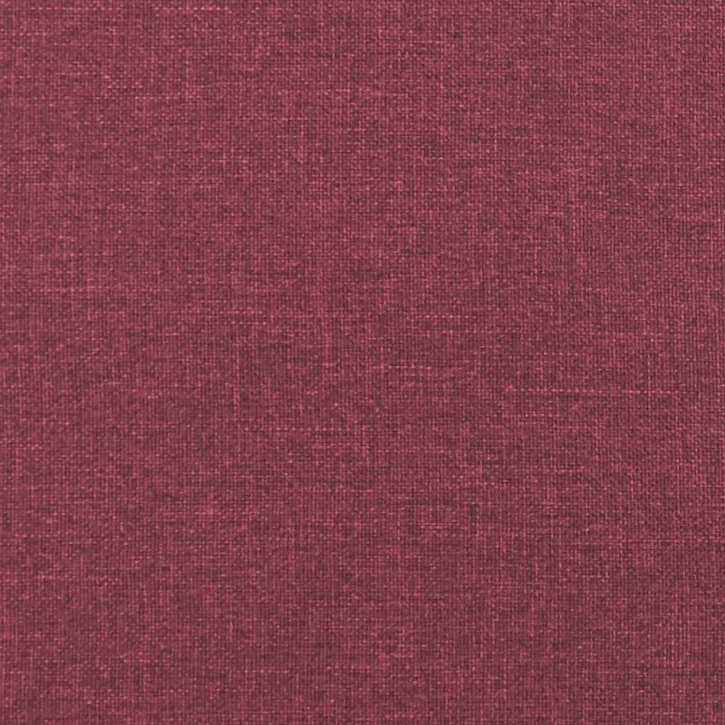 3-cz. zestaw sof z podnóżkiem, winna czerwień, obity tkaniną