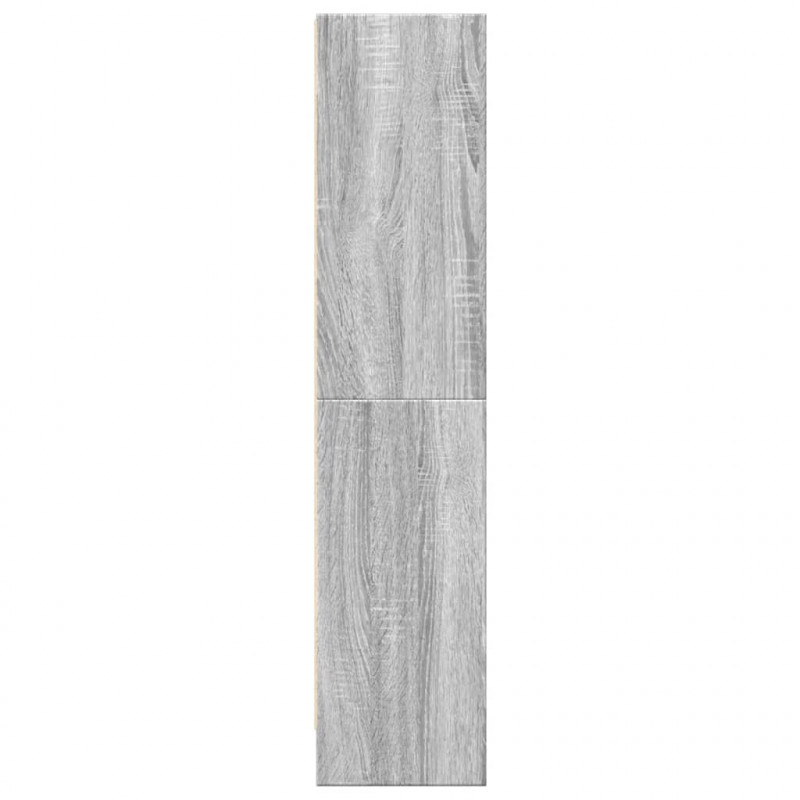 Regał, szary dąb sonoma, 60x24x109 cm, materiał drewnopochodny