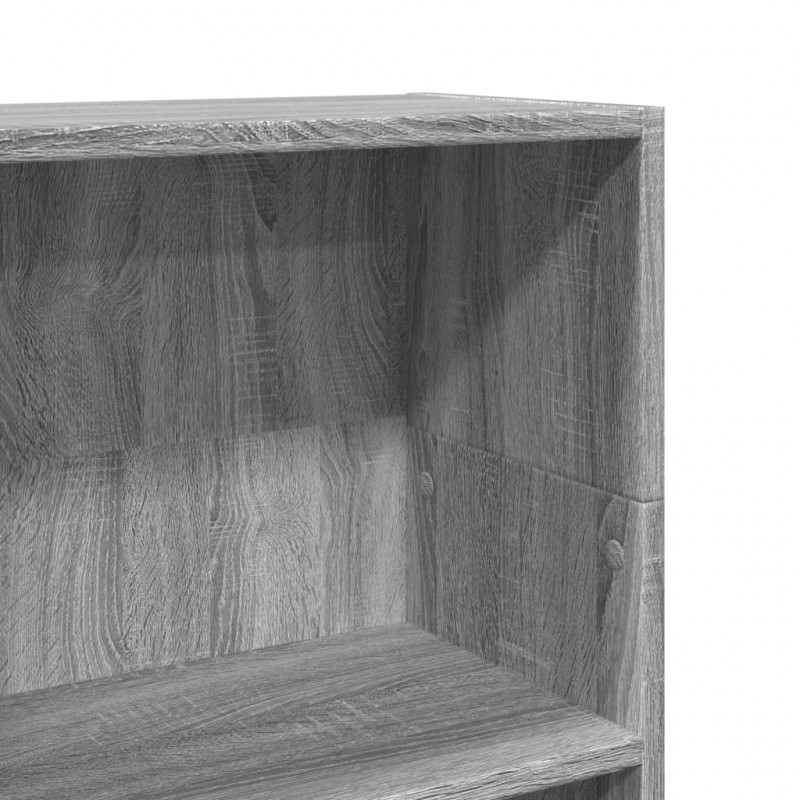Regał, szary dąb sonoma, 40x24x109 cm, materiał drewnopochodny