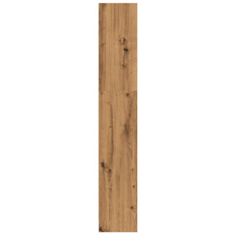 Regał, dąb artisian, 40x24x143 cm, materiał drewnopochodny