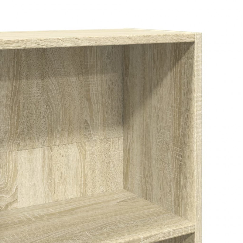 Regał, dąb sonoma, 40x24x143 cm, materiał drewnopochodny