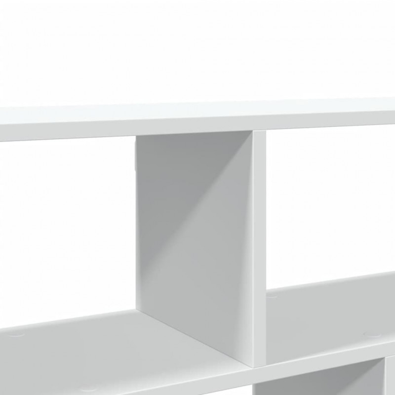 Półka ścienna, biała, 100x25x50 cm, materiał drewnopochodny