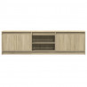 Szafka pod TV z LED, dąb sonoma, 180x34x50 cm