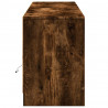 Szafka pod TV z LED, przydymiony dąb, 180x34x50 cm