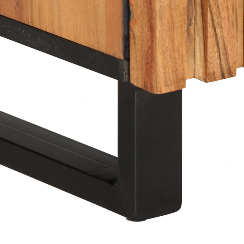 Szafka, 40x34x75 cm, lite drewno akacjowe