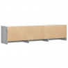 Szafka pod TV z LED, szary dąb sonoma, 165x34x40 cm