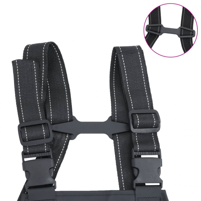 Spodniobuty wędkarskie, wysokie, czarne, rozmiar 41