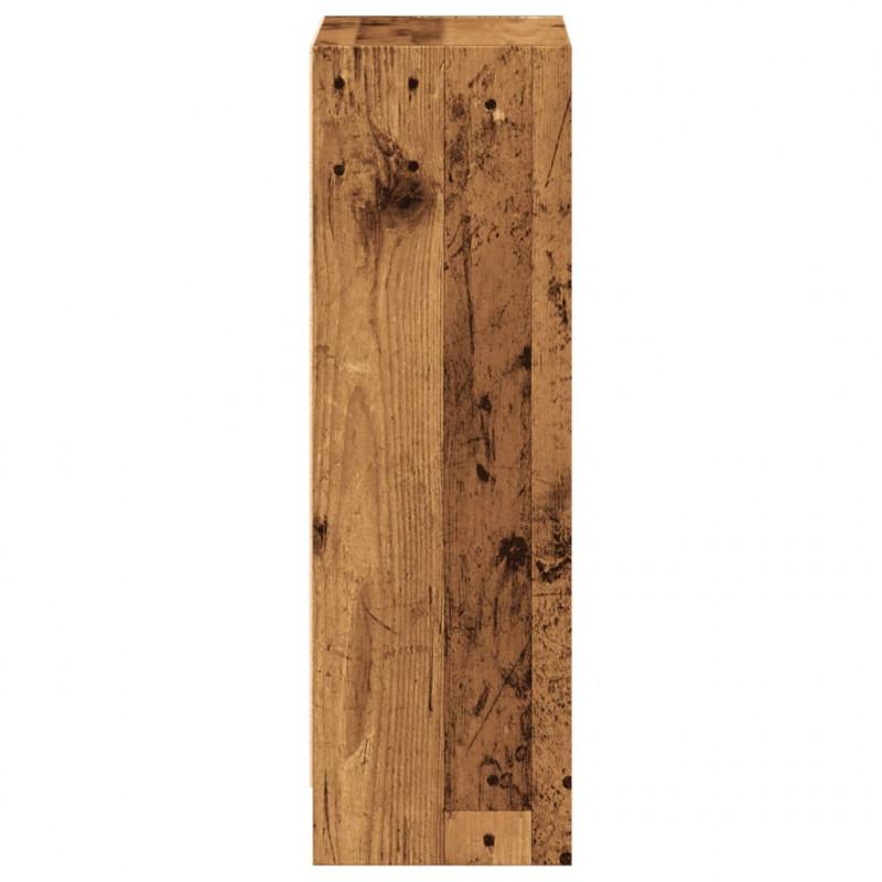Regał, stare drewno, 40x24x76 cm, materiał drewnopochodny