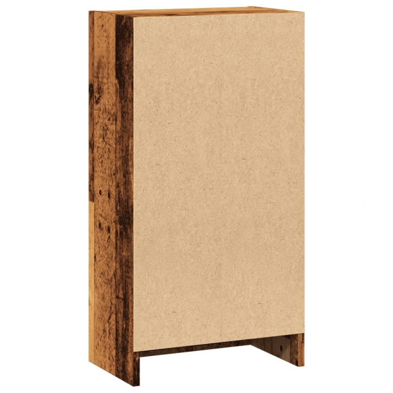 Regał, stare drewno, 40x24x76 cm, materiał drewnopochodny