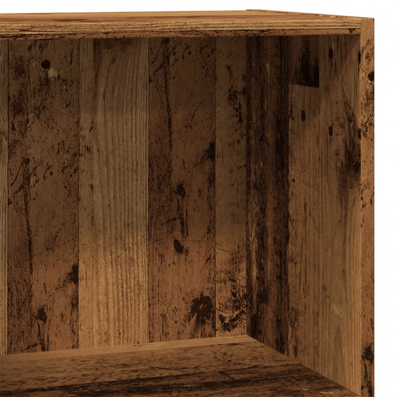 Regał, stare drewno, 40x24x76 cm, materiał drewnopochodny