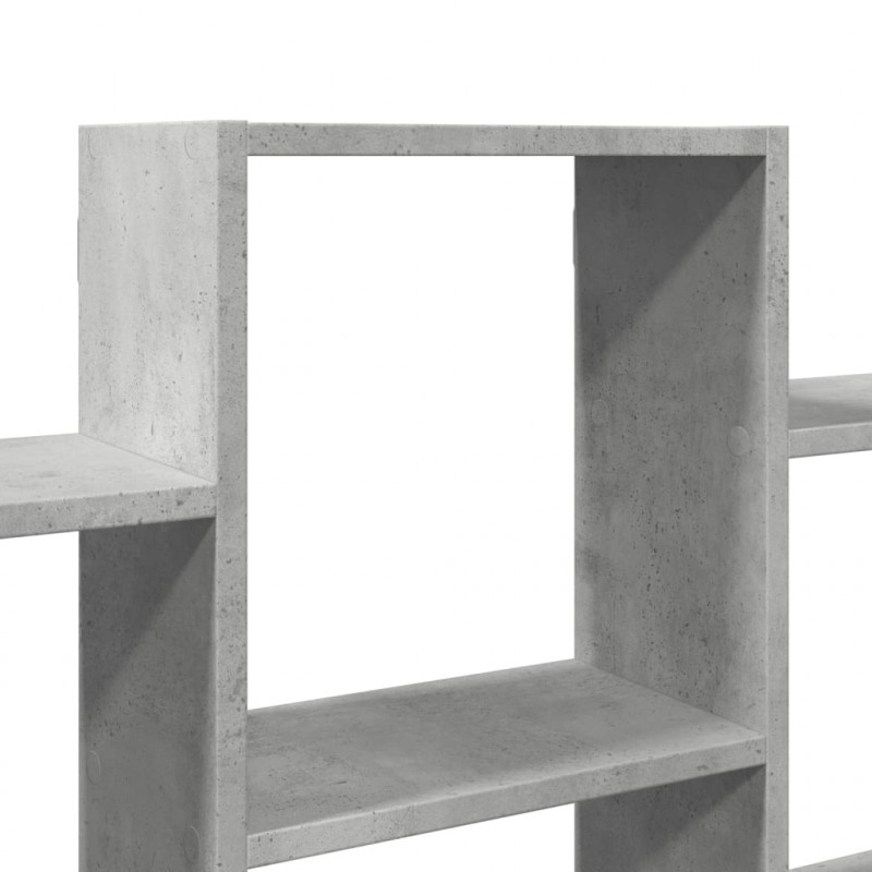 Półka ścienna, szarość betonu, 159x18x66 cm