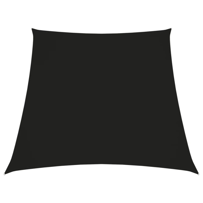 Trapezowy żagiel ogrodowy, tkanina Oxford, 3/5x4 m, czarny