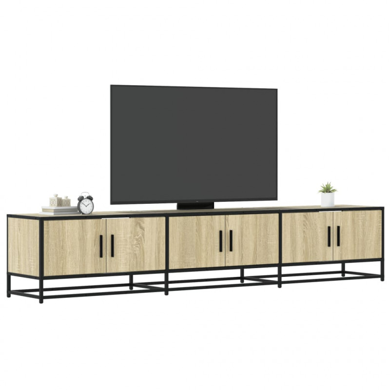 Szafka pod TV, dąb sonoma, 210x35x41cm, materiał drewnopochodny