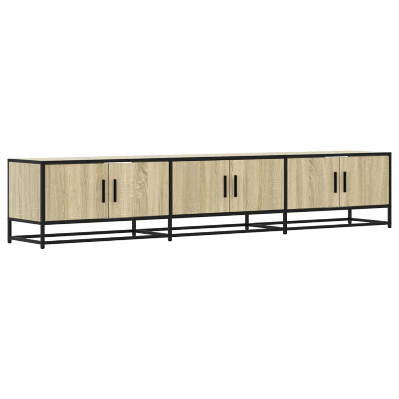 Szafka pod TV, dąb sonoma, 210x35x41cm, materiał drewnopochodny