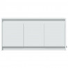 Szafka TV z LED, biała, 100x34x50 cm, materiał drewnopochodny