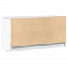 Szafka TV z LED, biała, 100x34x50 cm, materiał drewnopochodny