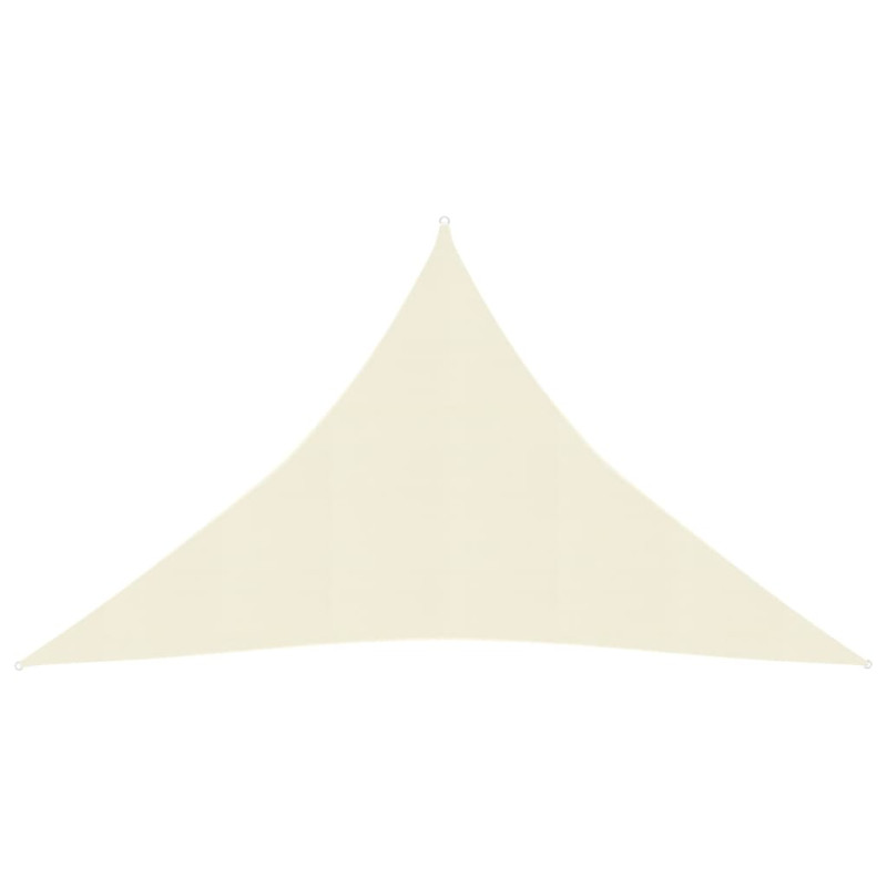 Żagiel przeciwsłoneczny, 160 g/m², kremowy, 3x3x4,2 m, HDPE