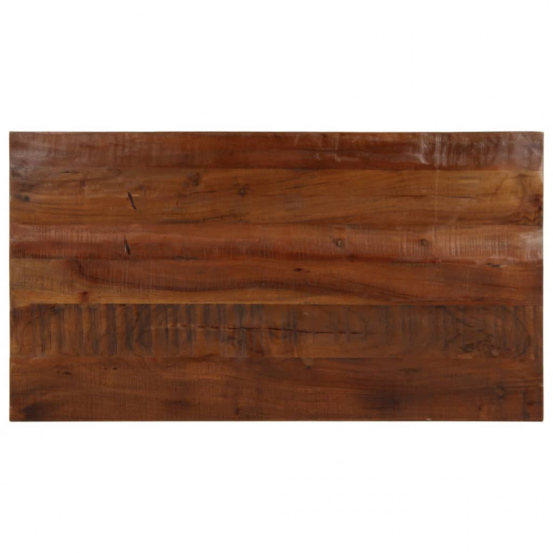 Blat stołu, 120x60x3,8 cm, prostokątny, lite drewno z odzysku
