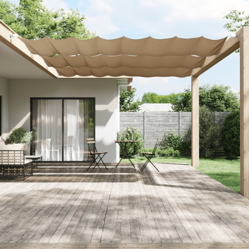 Markiza pionowa, kolor taupe, 140x420 cm, tkanina Oxford