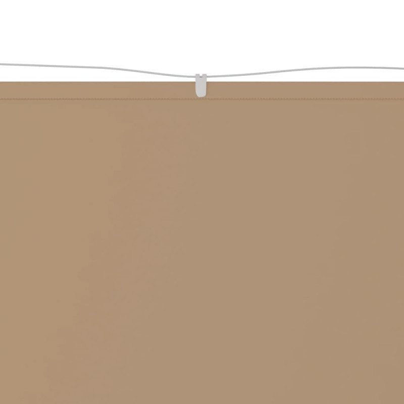 Markiza pionowa, kolor taupe, 140x420 cm, tkanina Oxford