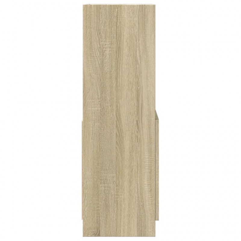 Wysoka szafka, db sonoma, 63x33x100 cm, materiał drewnopochodny