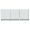 Szafka TV z LED, biała, 97x34x40 cm, materiał drewnopochodny