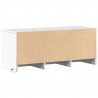 Szafka TV z LED, biała, 97x34x40 cm, materiał drewnopochodny