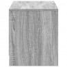 Szafka TV z LED, szary dąb sonoma, 97x34x40 cm