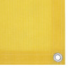 Parawan balkonowy, żółty, 120x400 cm, HDPE