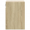 Ścienne szafki TV z LED, 2 szt., dąb sonoma, 41x31x45 cm