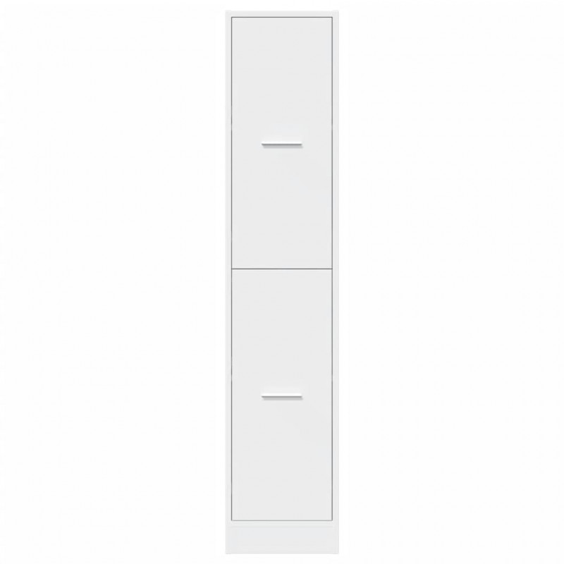 Szafka apteczna, biała, 30x41x144,5 cm, materiał drewnopochodny