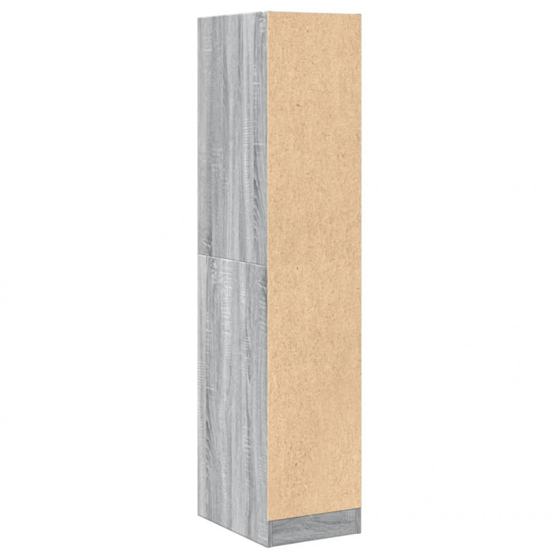 Szafka apteczna, szary dąb sonoma, 30x41x144,5 cm