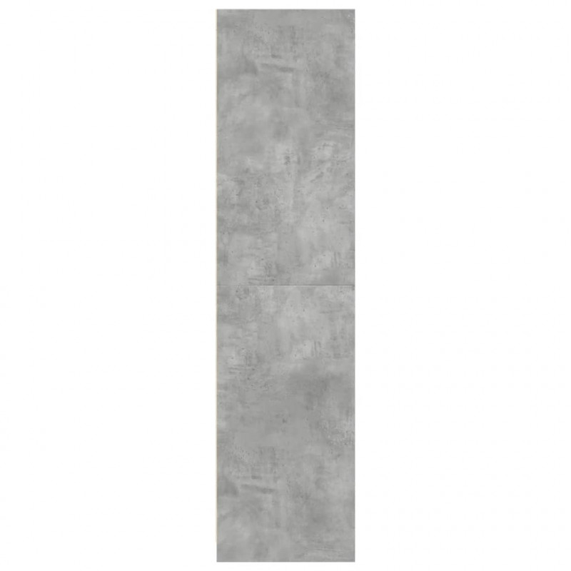 Szafa, szarość betonu, 30x50x200 cm, materiał drewnopochodny
