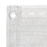 Parawan balkonowy, biały, 90x300 cm, HDPE