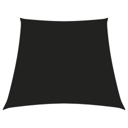 Żagiel ogrodowy, tkanina Oxford, trapezowy, 2/4x3 m, czarny