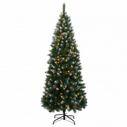 Sztuczna choinka, 300 lampek LED, 240 cm