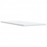 Łóżko kontynentalne z materacem, jasnoszare, tkanina, 90x190 cm