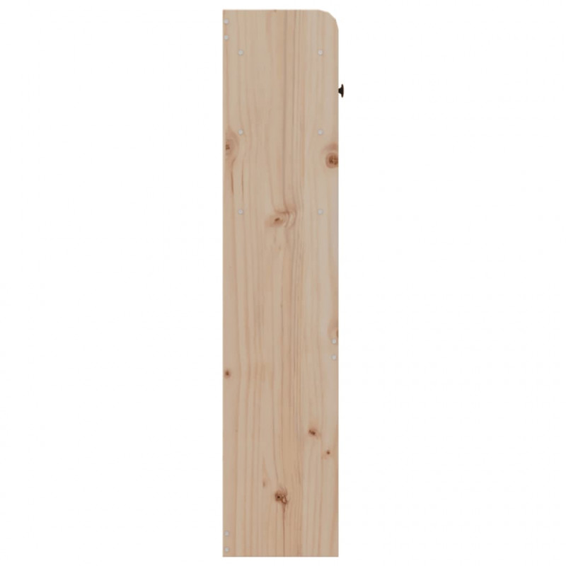 Wezgłowie do łóżka, z półkami, 200 cm, lite drewno sosnowe