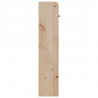 Wezgłowie do łóżka, z półkami, 120 cm, lite drewno sosnowe